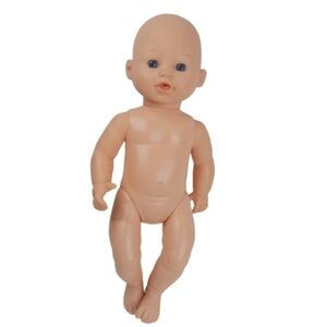 🎁 City Toy Doll 1998 Vintage Blue Eyes Doll No Cloth Girl Doll 12"